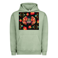 Pigment Oil Green sugar skull tumbler Urban Hoodie - BundleAndBundleShop