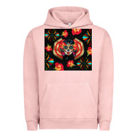 Pigment Salmon sugar skull tumbler Urban Hoodie - BundleAndBundleShop
