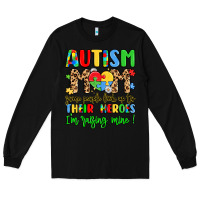 Black autism mom some people look up to their heroes Long Sleeve Tee - LillyAllenDesigns