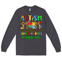 Smoke autism mom some people look up to their heroes Long Sleeve Tee - LillyAllenDesigns