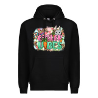 Black Easter vibes Easter Day Premium Hoodie - HowdyJamesFarm