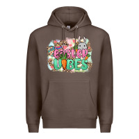 Coffee Easter vibes Easter Day Premium Hoodie - HowdyJamesFarm