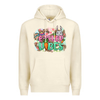 Sandshell Easter vibes Easter Day Premium Hoodie - HowdyJamesFarm
