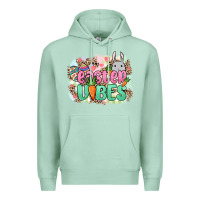 Seafoam Easter vibes Easter Day Premium Hoodie - HowdyJamesFarm