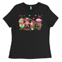 Black mexican coffee cups cafecito Ladies Tee - Jasminsmagicworld
