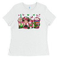 White mexican coffee cups cafecito Ladies Tee - Jasminsmagicworld