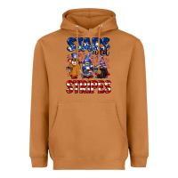 Meerkat Stars and stripes gnomes 4th of july Heavyweight Hoodie - CowGirlArtShop