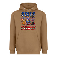 Toasted Coconut Stars and stripes gnomes 4th of july Heavyweight Hoodie - CowGirlArtShop