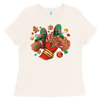 Bone Christmas black girl sneakers Ladies Tee - RanaPortraitStore
