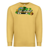 Antique Gold Tennessee map St. Patrick's Premium Sweatshirt - CowGirlArtShop
