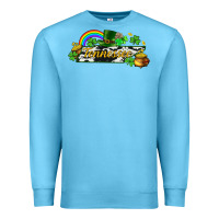 Ocean Blue Tennessee map St. Patrick's Premium Sweatshirt - CowGirlArtShop
