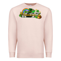 Pale Pink Tennessee map St. Patrick's Premium Sweatshirt - CowGirlArtShop