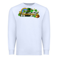 White Tennessee map St. Patrick's Premium Sweatshirt - CowGirlArtShop
