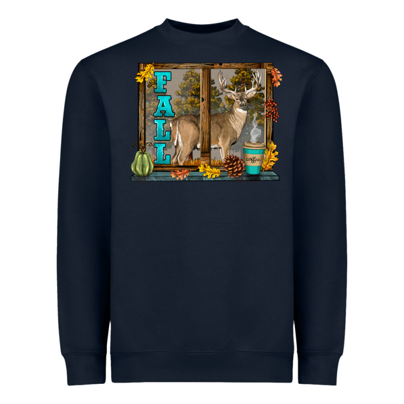 White Tailed Buck Fall Heavyweight Sweatshirt by LillyAllenDesigns | Teevron