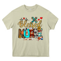 Mossy blessed nurse Heavy Core Tee - BundleAndBundleShop