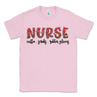 Bubblegum Pink christmas nurse Classic Tee - MaliasSmallBusiness