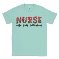 Seafoam christmas nurse Classic Tee - MaliasSmallBusiness