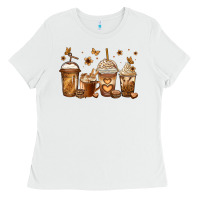 White melanin afro coffee cups Ladies Tee - Jasminsmagicworld