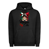 Pigment Black mexican mamacita messy bun Urban Hoodie - BundleAndBundleShop