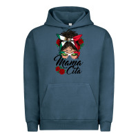 Pigment Midnight Navy mexican mamacita messy bun Urban Hoodie - BundleAndBundleShop
