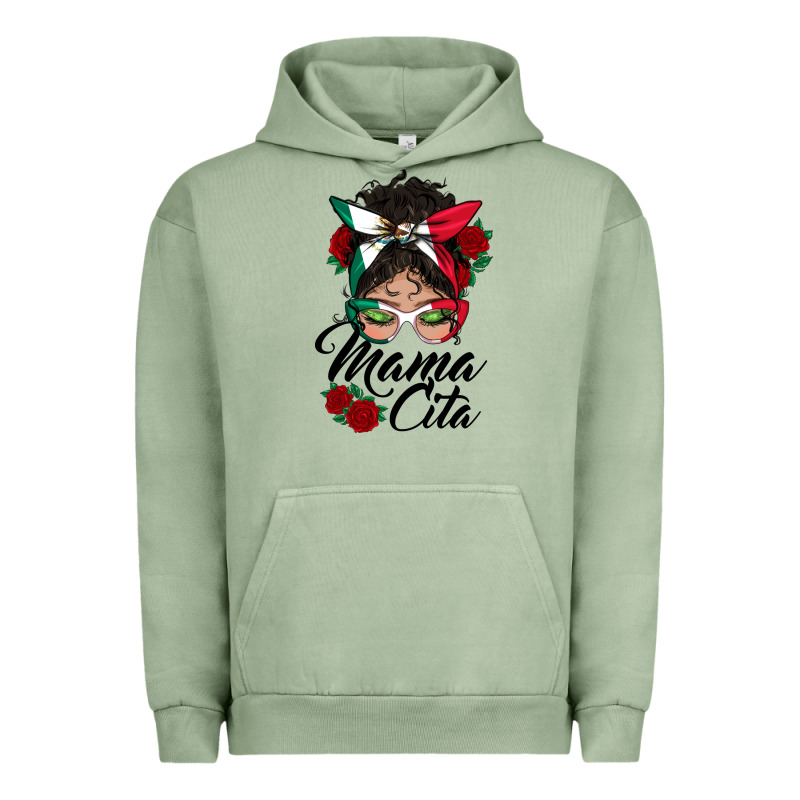 Mexican Mamacita Messy Bun Urban Hoodie by BundleAndBundleShop | Teevron