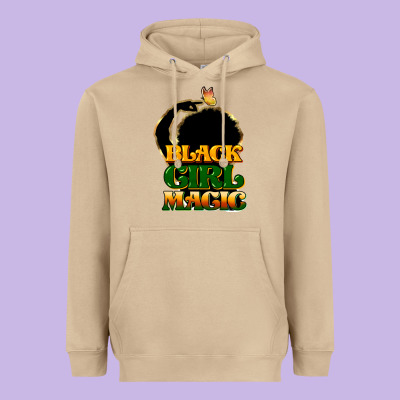Black Magic Girl Heavyweight Hoodie Designed By Howdyjamesfarm