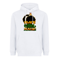 White Black magic girl Heavyweight Hoodie - HowdyJamesFarm