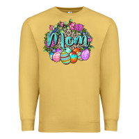 Antique Gold Easter Mom  Happy Easter Day Premium Sweatshirt - CowGirlArtShop