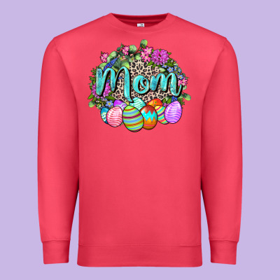 Easter Mom  Happy Easter Day Premium Sweatshirt Designed By Cowgirlartshop