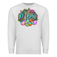 Oatmeal Heather Easter Mom  Happy Easter Day Premium Sweatshirt - CowGirlArtShop
