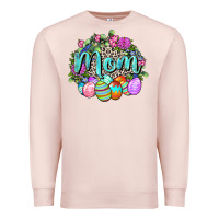 Pale Pink Easter Mom  Happy Easter Day Premium Sweatshirt - CowGirlArtShop