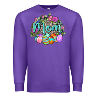Purple Easter Mom  Happy Easter Day Premium Sweatshirt - CowGirlArtShop