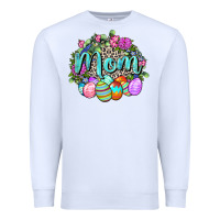 White Easter Mom  Happy Easter Day Premium Sweatshirt - CowGirlArtShop