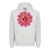 Dove Grey Cancer ribbon sunflower Cancer Awareness Premium Hoodie - HowdyJamesFarm