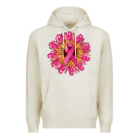 Oatmeal Heather Cancer ribbon sunflower Cancer Awareness Premium Hoodie - HowdyJamesFarm