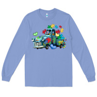 Colony Blue autism truck Long Sleeve Tee - LillyAllenDesigns