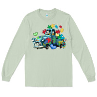 Matcha autism truck Long Sleeve Tee - LillyAllenDesigns