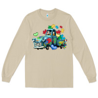 Mushroom autism truck Long Sleeve Tee - LillyAllenDesigns