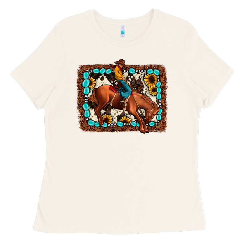Rodeo Cowboy Ladies Tee by JahusDesignShop | Teevron