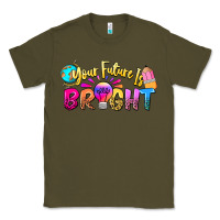 Army Green your future is bright Classic Tee - NancyCooperArtShop