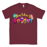 Burgundy your future is bright Classic Tee - NancyCooperArtShop