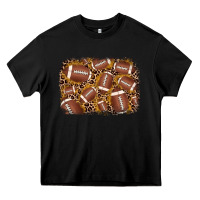 Black american football background Heavy Core Tee - JahusDesignShop