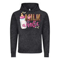 Vintage Black milkaholic girls Vintage Hoodie - NancyCooperArtShop