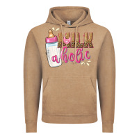 Vintage Coffee milkaholic girls Vintage Hoodie - NancyCooperArtShop