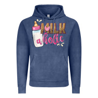 Vintage Denim milkaholic girls Vintage Hoodie - NancyCooperArtShop