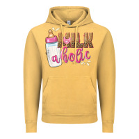 Vintage Mustard milkaholic girls Vintage Hoodie - NancyCooperArtShop