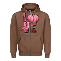 Chestnut love cancer pumpkin Zipper Hoodie - texasbilliewilder