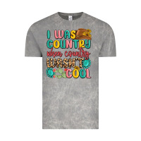 Cloud Rock i was country when country wasnt cool Vintage Tee - MaliasSmallBusiness