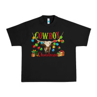 Black cowboy christmas Urban Heavy Tee - MaliasSmallBusiness