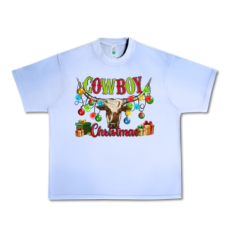 Cowboy Christmas Urban Heavy Tee by MaliasSmallBusiness | Teevron
